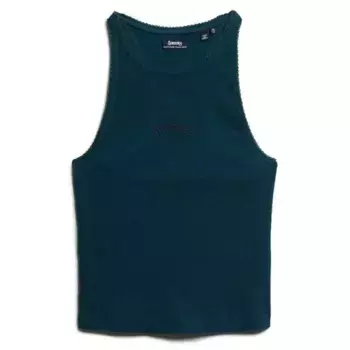 Футболка без рукавов Superdry Essential Logo Racer, синий