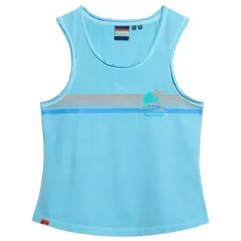 Футболка без рукавов Superdry Outdoor Stripe Scoop, синий