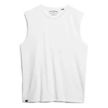 Футболка без рукавов Superdry Raw Edge Slub, белый