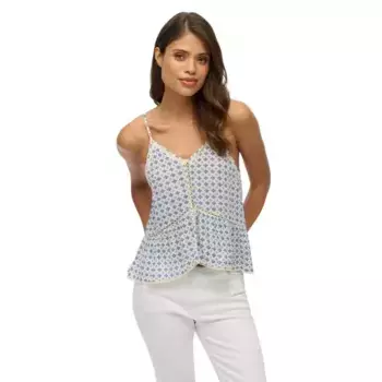 Футболка без рукавов Superdry Vintage Ladder Trim, синий