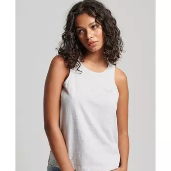 Футболка без рукавов Superdry Vintage Logo, серый