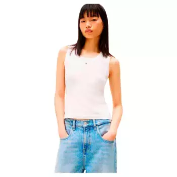 Футболка без рукавов Tommy Jeans Essential, белый