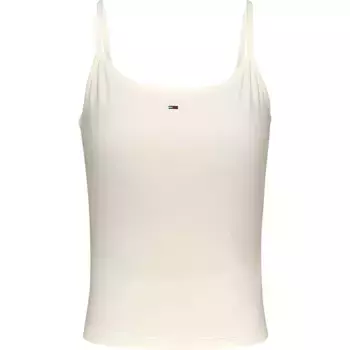 Футболка без рукавов Tommy Jeans Essential Strap, бежевый
