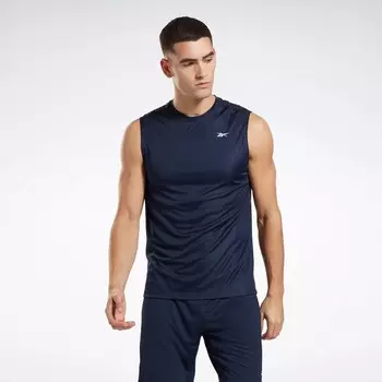 Футболка без рукавов Training Tech Reebok, цвет Vector Navy