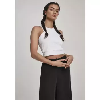 Футболка без рукавов Urban Classics Quared Crop, белый