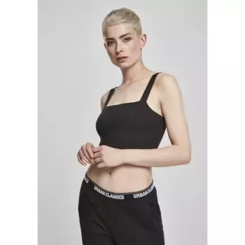 Футболка без рукавов Urban Classics Top Crop Top, черный