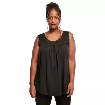 Футболка без рукавов Urban Classics Viscose, черный