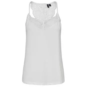 Футболка без рукавов Vero Moda Ana Lace, белый