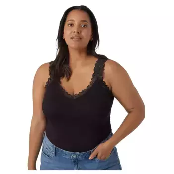 Футболка без рукавов Vero Moda Curve Rosa, черный