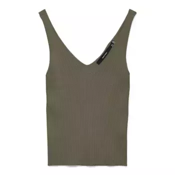 Футболка без рукавов Vero Moda Glory Rib, зеленый
