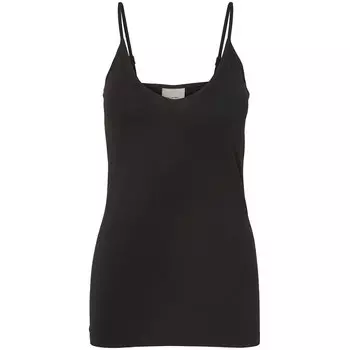 Футболка без рукавов Vero Moda My Soft V Neck, черный