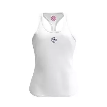 Футболка BIDI BADU Crew Junior Tank black, белый