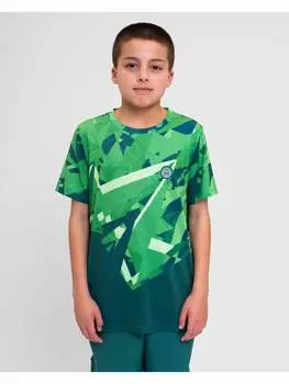 Футболка BIDI BADU, цвет dunkelgrn/grn