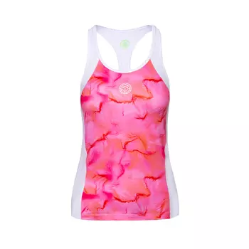 Футболка BIDI BADU Jua Tech Tank rose/white, цвет rosa/wei