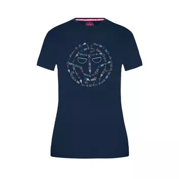 Футболка BIDI BADU Lakisha Lifestyle Tee dark blue/mixed, темно синий