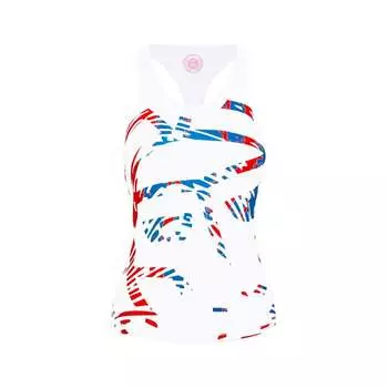 Футболка BIDI BADU Tadisa Lifestyle Tank light yellow, белый