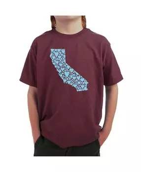 Футболка Big Boy's Word Art — California Hearts LA Pop Art