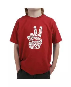 Футболка Big Boy's Word Art - Peace Out LA Pop Art