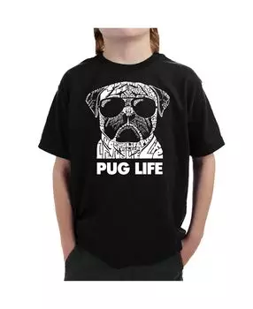 Футболка Big Boy's Word Art - Pug Life LA Pop Art