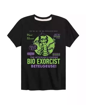 Футболка Big Boys Beetlejuice Bio Exorcist с графическим принтом Hybrid, черный