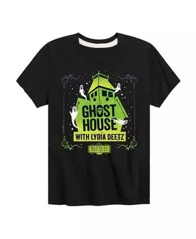 Футболка Big Boys Beetlejuice Ghost House с рисунком Hybrid, черный