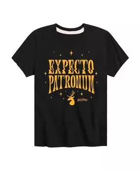 Футболка Big Boys Harry Potter Expecto Patronum с рисунком Hybrid, черный