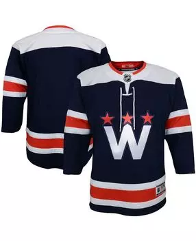 Футболка Big Boys Navy Washington Capitals 2020/21 Альтернативная Премьер-лига Outerstuff