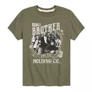 Футболка Big Brother & The Holding Co. для мальчиков 8–20 лет Licensed Character, зеленый
