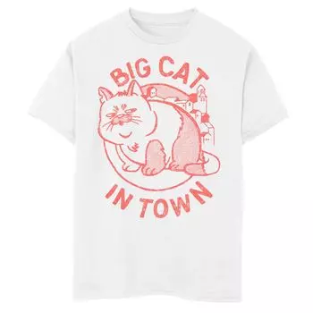 Футболка Big Cat In Town V2 для мальчиков 8–20 лет Disney/Pixar Luca Machiavelli Licensed Character