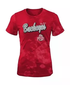 Футболка Big Girls Scarlet Ohio State Buckeyes Dream Team Outerstuff, красный