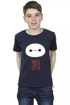 Футболка Big Hero 6 Baymax со значком Disney, темно-синий