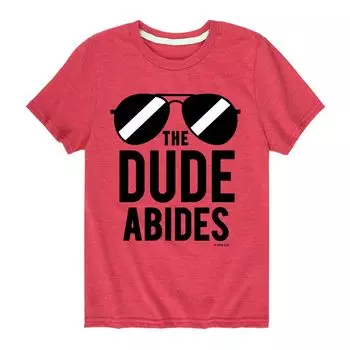 Футболка Big Lebowski The Dude Abides для мальчиков 8–20 лет Licensed Character, красный