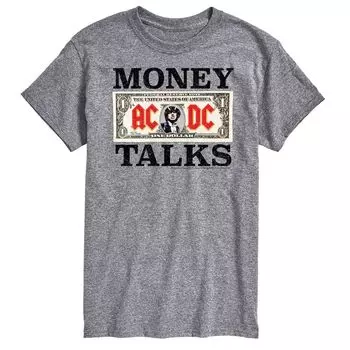 Футболка Big & Tall ACDC Money Talks License, серый