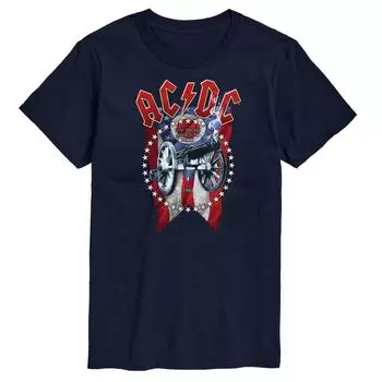 Футболка Big & Tall ACDC с флагом Огайо Licensed Character