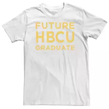Футболка Big & Tall «Будущий выпускник HBCU» Licensed Character, белый