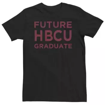 Футболка Big & Tall «Будущий выпускник HBCU» Licensed Character, черный