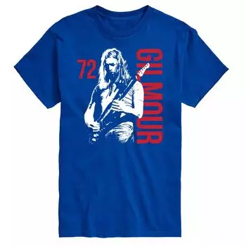 Футболка Big & Tall David Gilmour 72 Licensed Character, синий