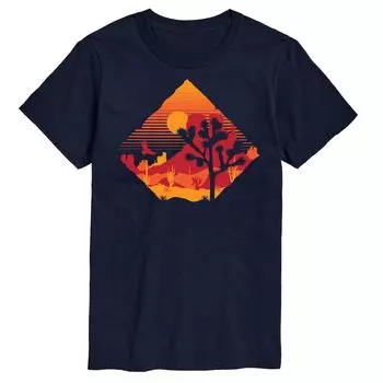 Футболка Big & Tall Desert Sunset Licensed Character, синий