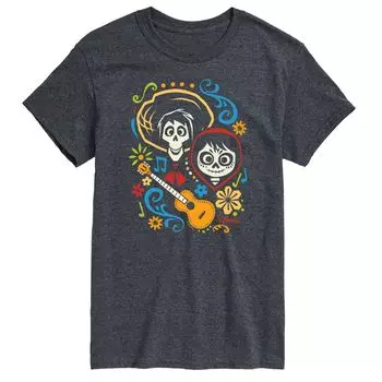 Футболка Big & Tall Disney Coco Hector Miguel License, серый