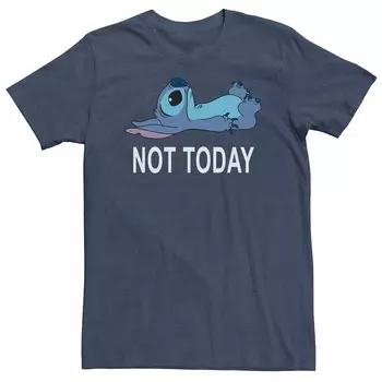 Футболка Big & Tall Disney Lilo & Stitch Not Today Stitch Licensed Character, цвет Navy Heather