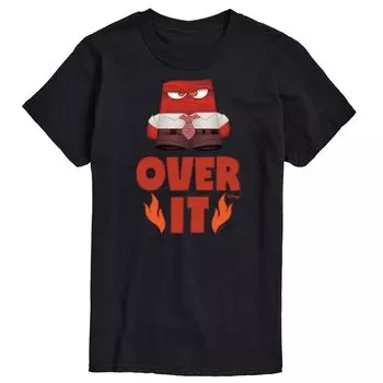 Футболка Big & Tall Disney/Pixar Inside Out Over It License, черный