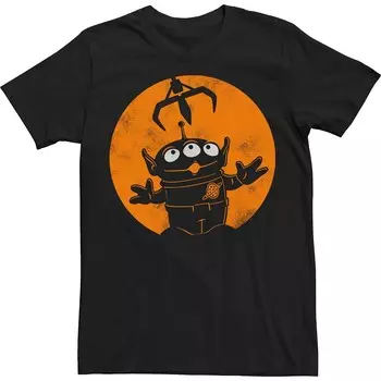 Футболка Big & Tall Disney/Pixar «История игрушек» «Коготь пришельца» «Близкий контакт» на Хэллоуин Licensed Character, черный
