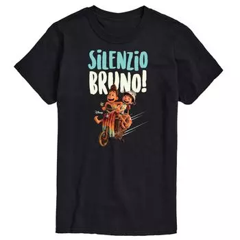 Футболка Big & Tall Disney/Pixar Luca Silenzio Bruno Licensed Character, черный