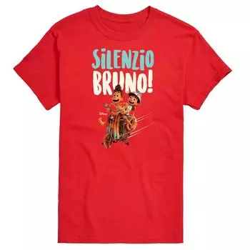 Футболка Big & Tall Disney/Pixar Luca Silenzio Bruno, Red Licensed Character, красный