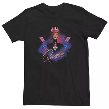 Футболка Big & Tall Disney Villains Evil Queen с рок-портретом Licensed Character, черный