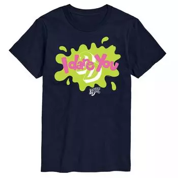 Футболка Big & Tall Double Dare I Dare You с графическим рисунком License, синий