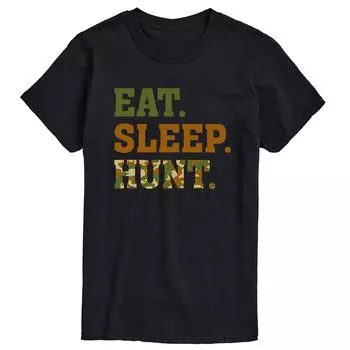 Футболка Big & Tall Eat Sleep Hunt Licensed Character