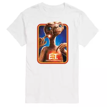 Футболка Big & Tall ET Retro License, белый