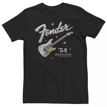 Футболка Big & Tall Fender '54 Stratocaster Licensed Character, черный