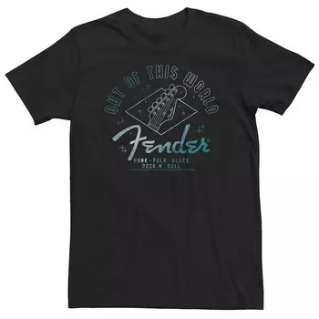 Футболка Big & Tall Fender Out Of This World Licensed Character, черный